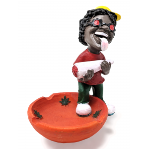 Rasta Resin Small Ashtray - [ASH17-21]